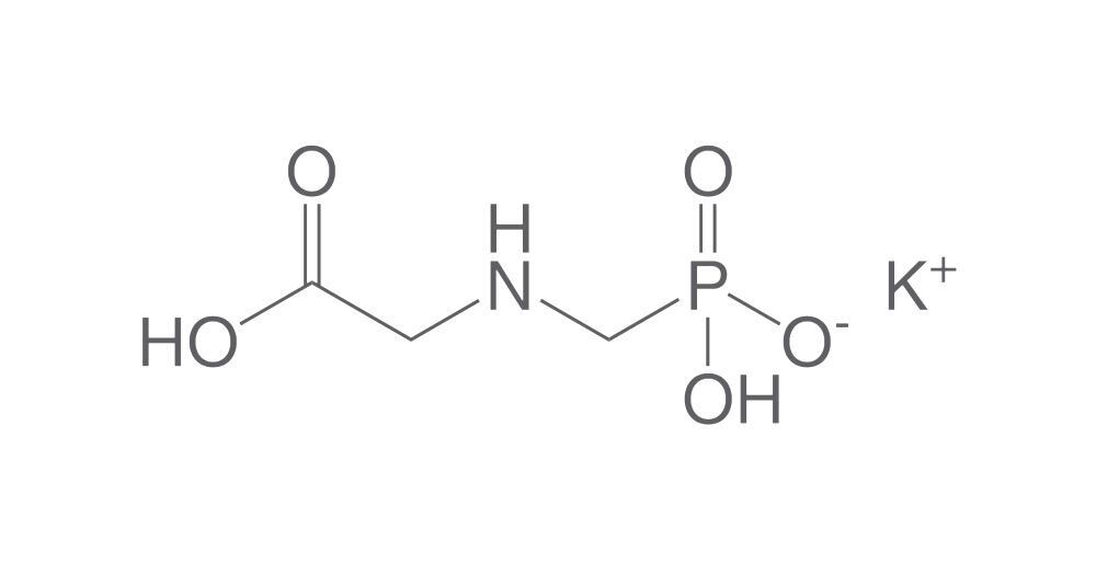 N-(Phosphonomethyl)-glycine potassium, 50 % in water, 250 mg - Luminix Health