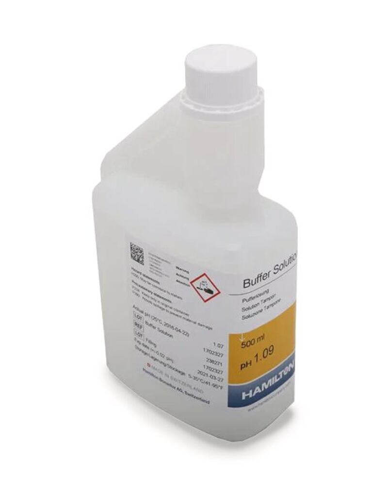 Buffer solution DuraCal pH 1.09 (25 °C), colourless, with Hamilton certificate - Luminix Health