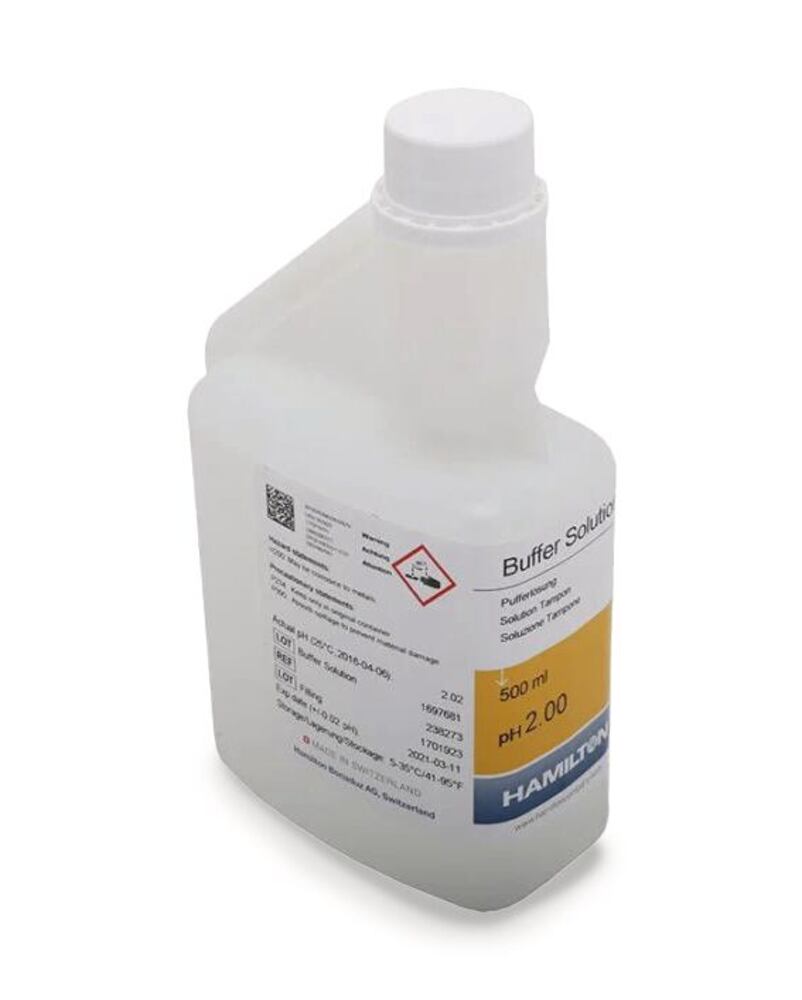 Buffer solution DuraCal pH 2.00 (25 °C), colourless, with DAkkS certificate - Luminix Health
