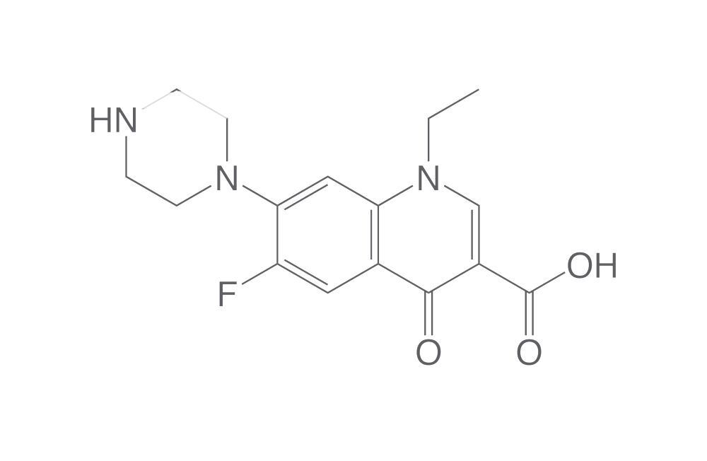 Norfloxacin, min. 99 % dried base, USP, 200 mg, glass - Luminix Health