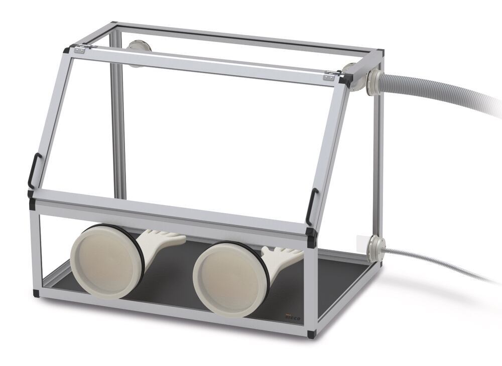 SICCO glove box without airlock, PMMA, 890 x 600 x 700 mm, 1 unit(s) - Luminix Health