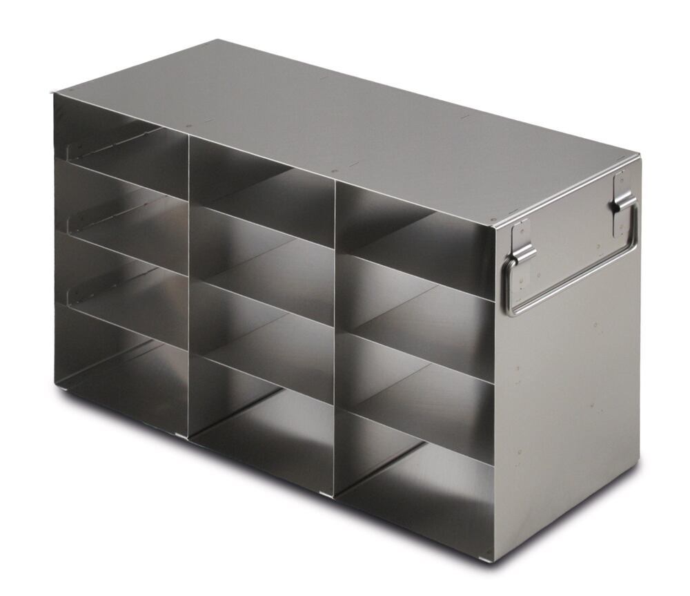 Cryogenic rack wide, for deep freezers, 5 x 3, for box height 53 mm, 1 unit(s) - Luminix Health