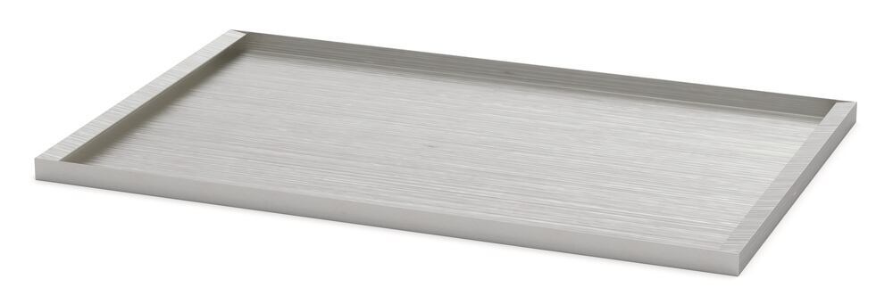 Protection tray for SICCO glove box, Stainless steel, 828 x 26 x 528 mm - Luminix Health