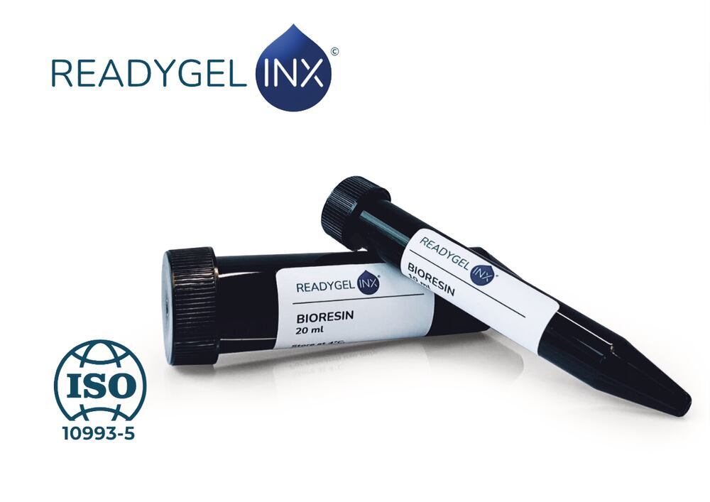 READYGEL INX X100, 10 ml, for Volumetric Bioprinting (VBP), 10 ml, plastic - Luminix Health