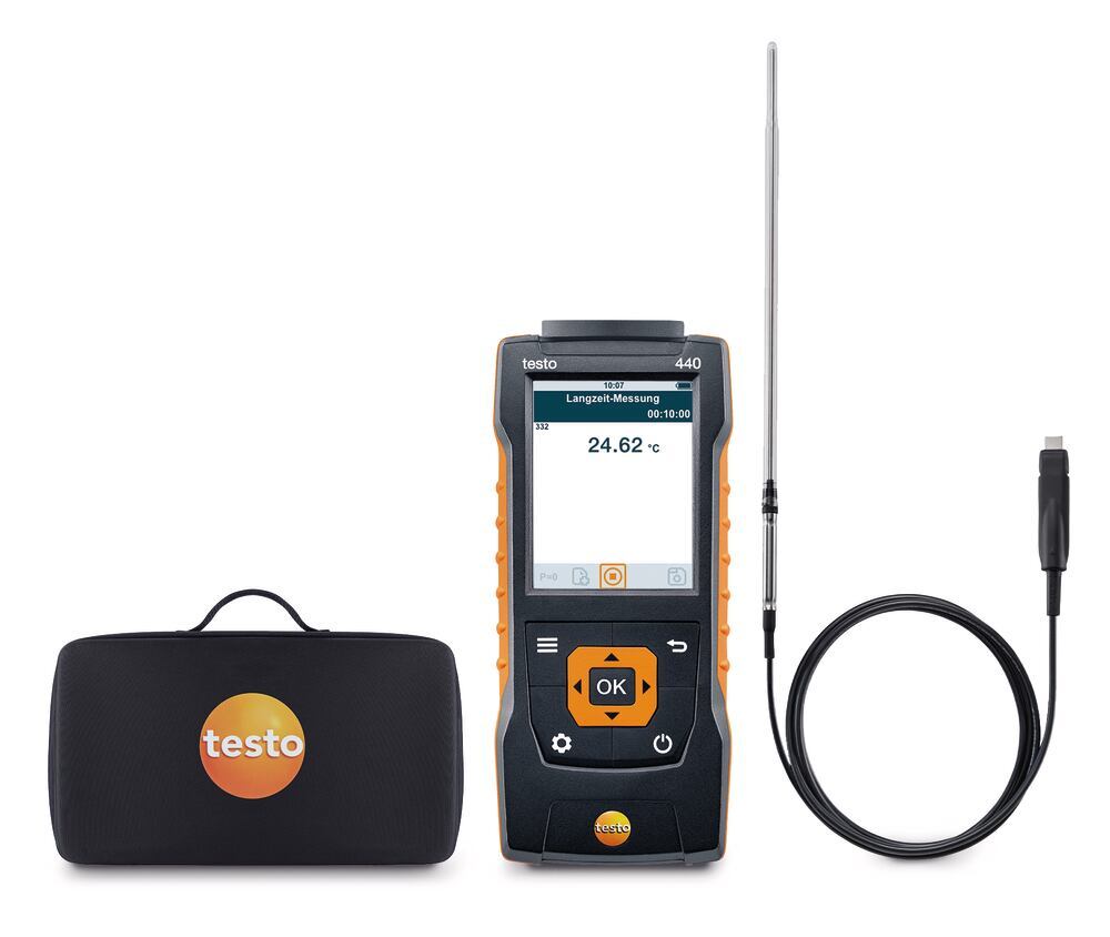 Climate measuring device, testo 440 laboratory set, 1 unit(s) - Luminix Health