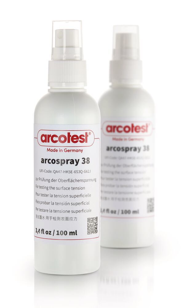 arcospray 38®, 38 mN/m, colourless, spray, 100 ml, spray bottle - Luminix Health
