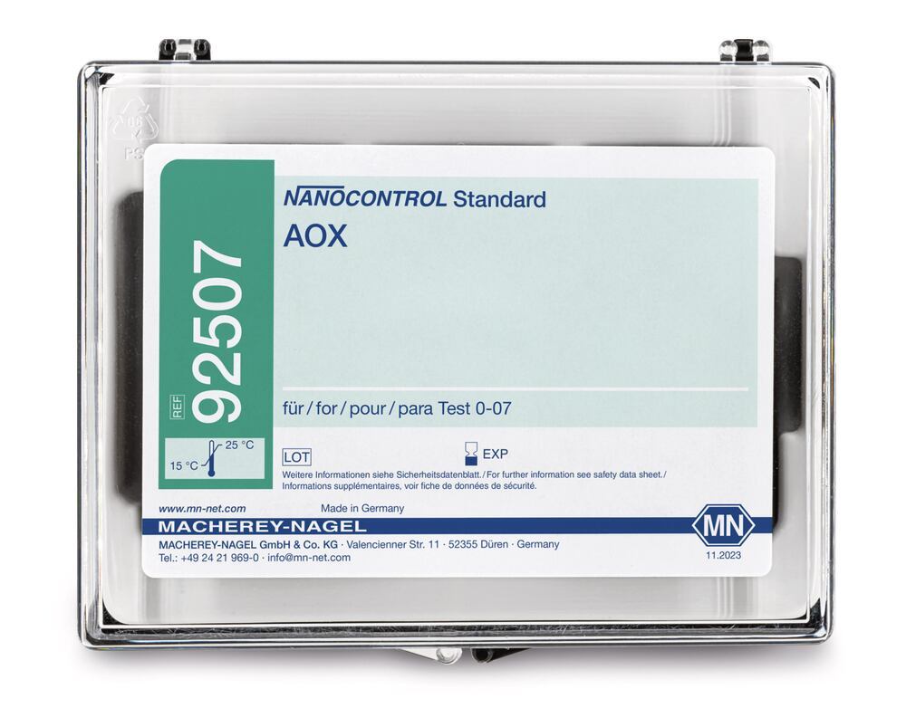 NANOCONTROL® standard solution AOX, For NANOCOLOR® AOX 3, 1 unit(s) - Luminix Health