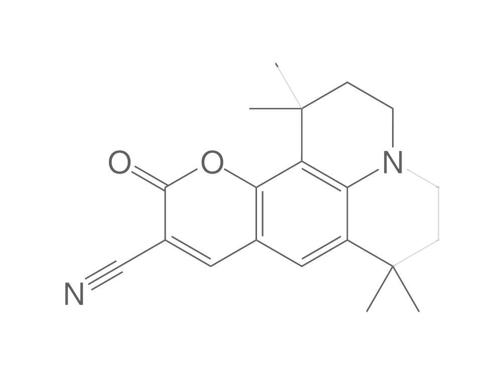 Coumarin VIS-443 TM-BQZ Carbonitrile, Absorption maximum (MeOH) = 443 nm, 1 g - Luminix Health
