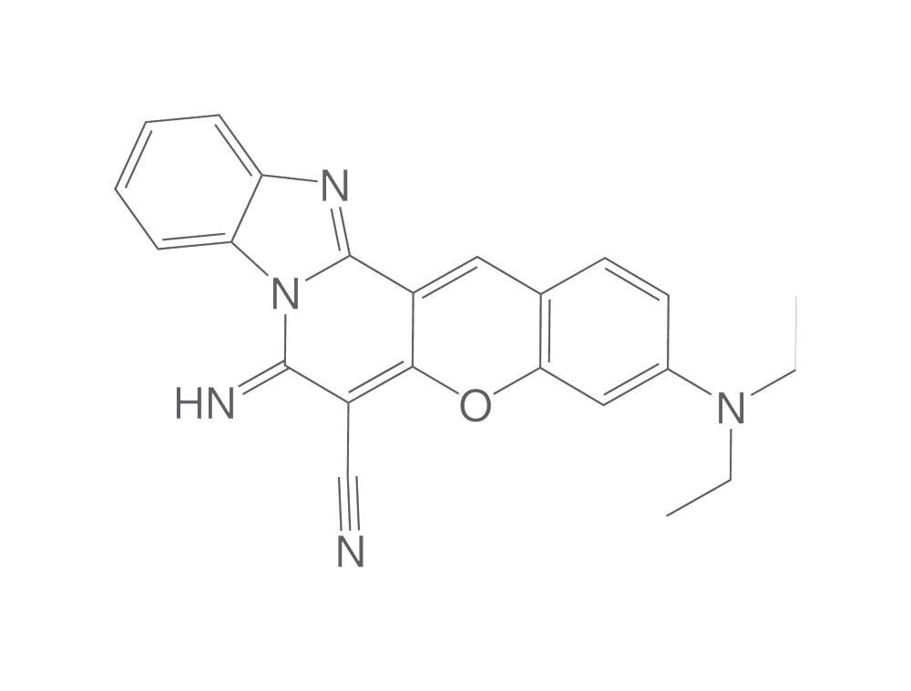 Xanthene VIS-549 Diethylamino -, Imino-benzimidazol-Carbonitrile, 1 g, glass - Luminix Health