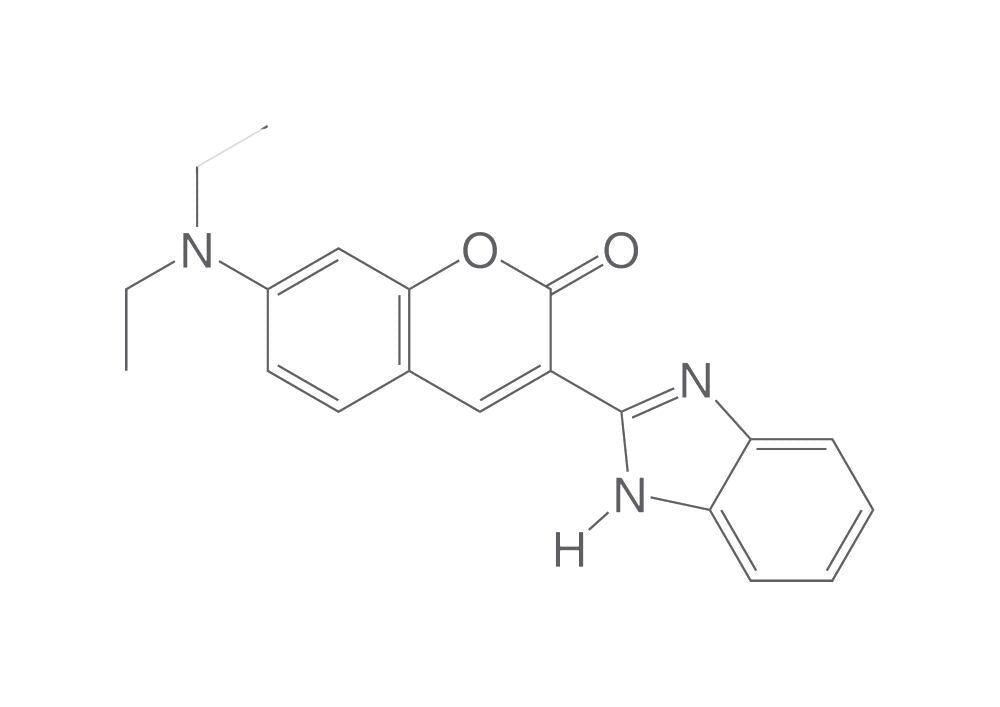 Coumarine VIS-438, Diethylamino Benzimidazol, 1 g, glass - Luminix Health