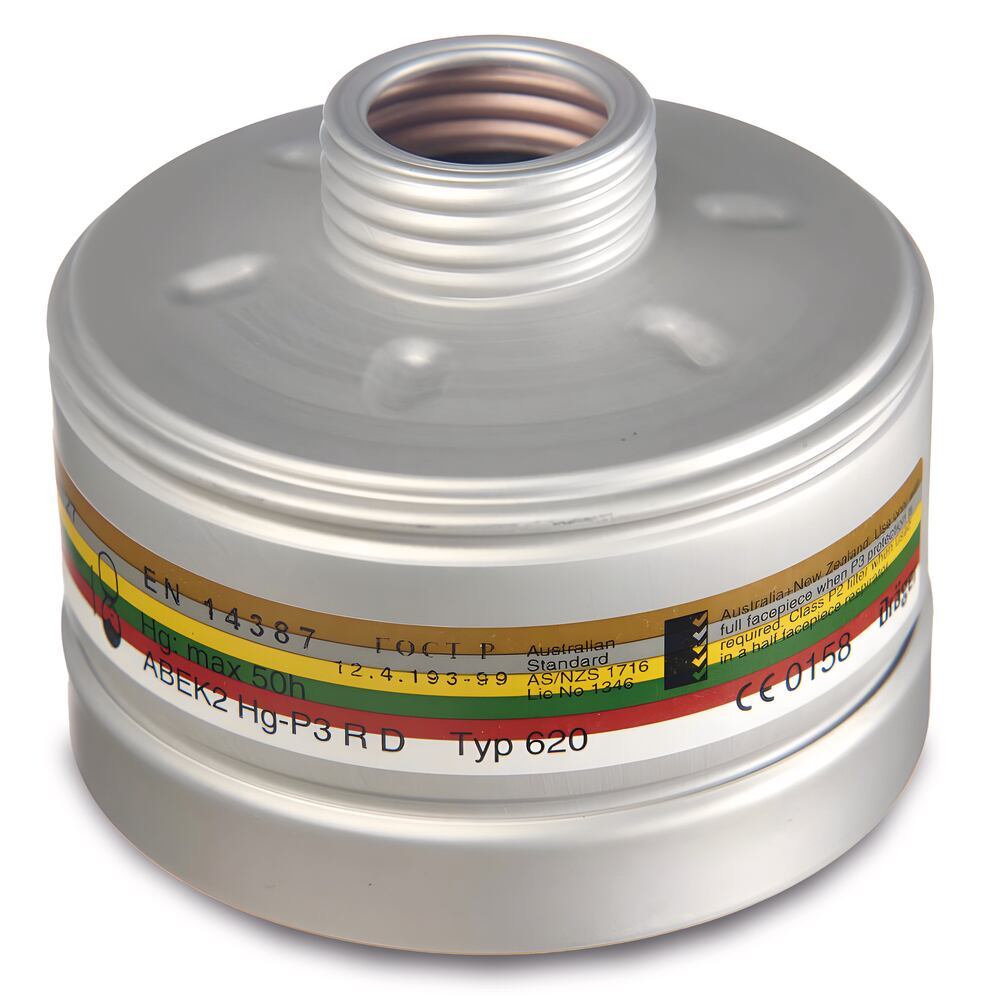 Dräger respirat. filter Rd40 connection, A2B2E2K2Hg-P3 RD, 1 unit(s) - Luminix Health