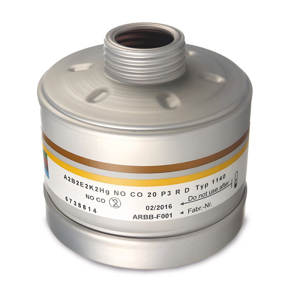 Dräger respirat. filter Rd40 connection, A2B2E2K2HgCONO-P3 RD, 1 unit(s) - Luminix Health