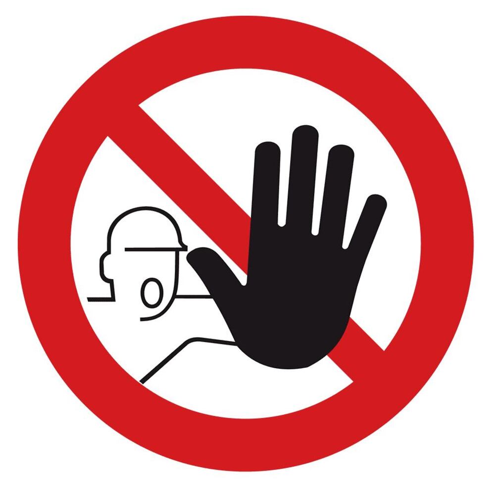 Prohibition signs acc. to ASR A1.3, No unauthorised access Ø 200 mm, 1 unit(s) - Luminix Health