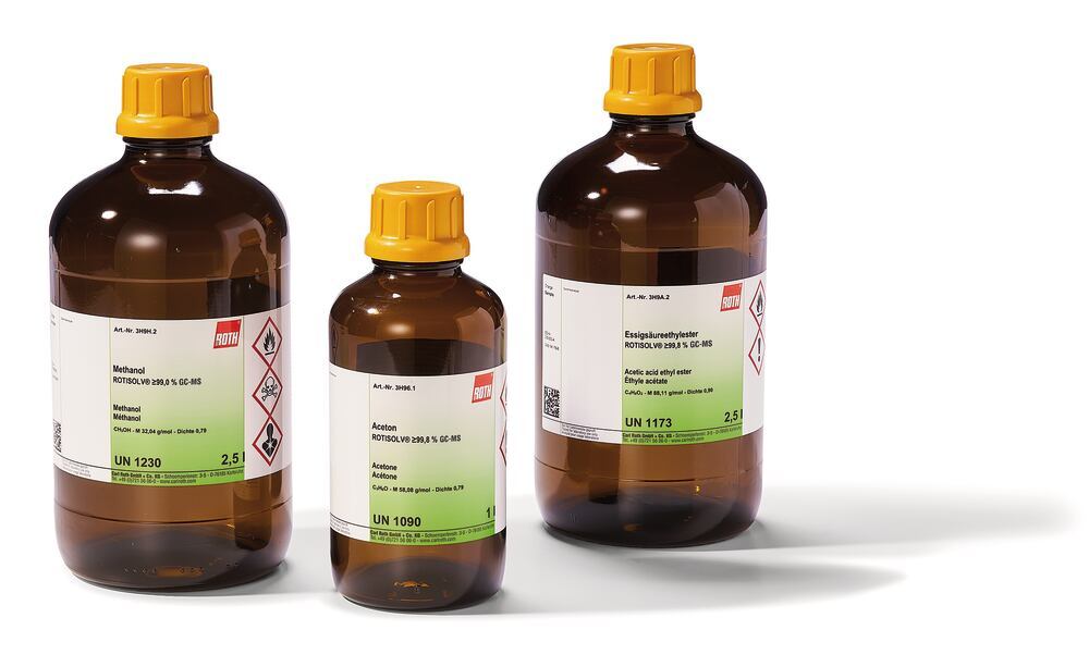 Cyclohexane, ROTISOLV® min. 99,8 %, GC-MS, 1 l, glass - Luminix Health