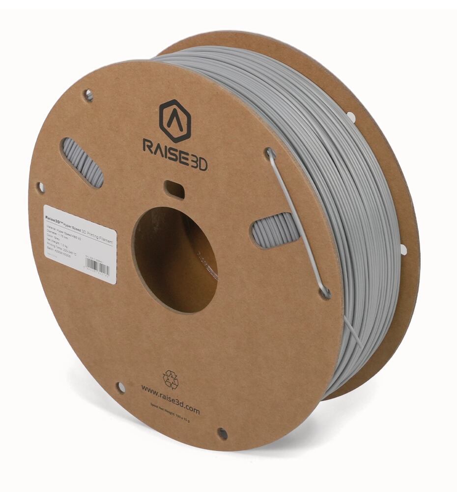 Raise3D Hyper Speed ABS V2 Grau, 1.75 mm, 1 kg, 1000 g - Luminix Health