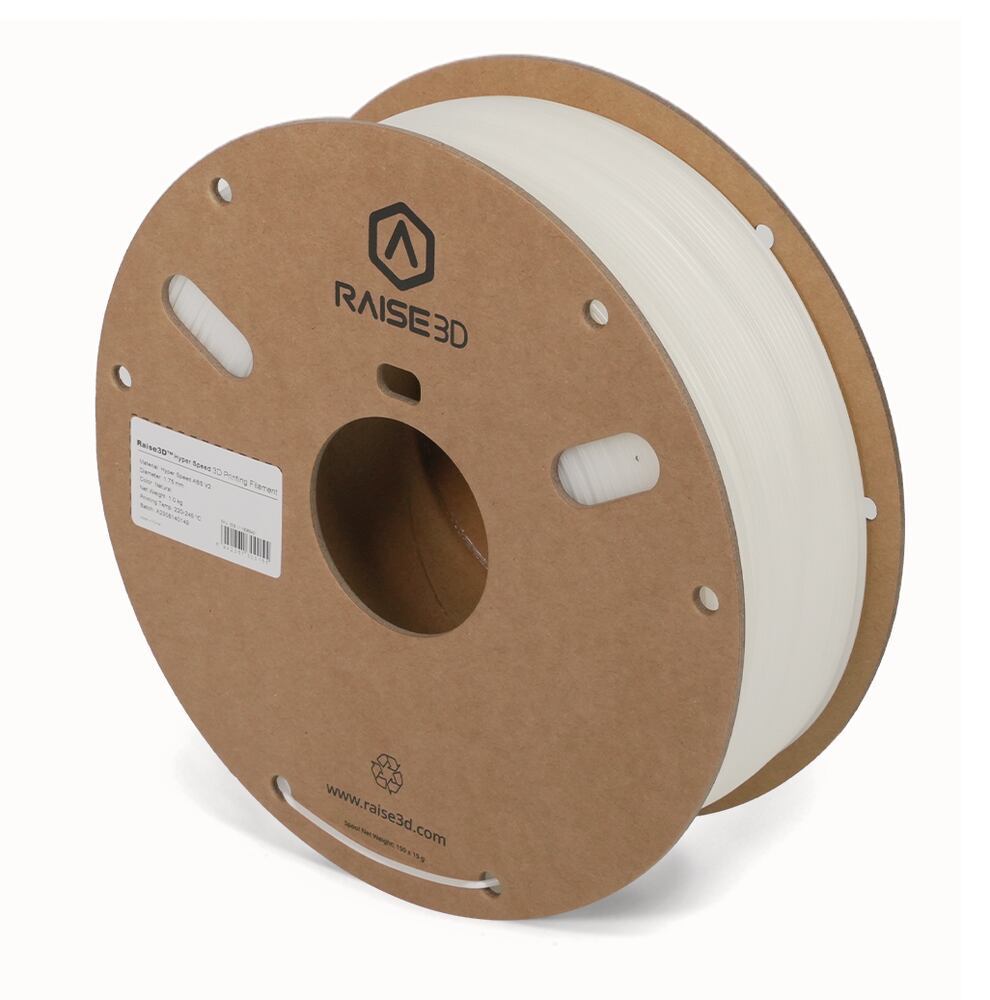 Raise3D Hyper Speed ABS V2 Natural, 1.75 mm, 1 kg, 1000 g - Luminix Health