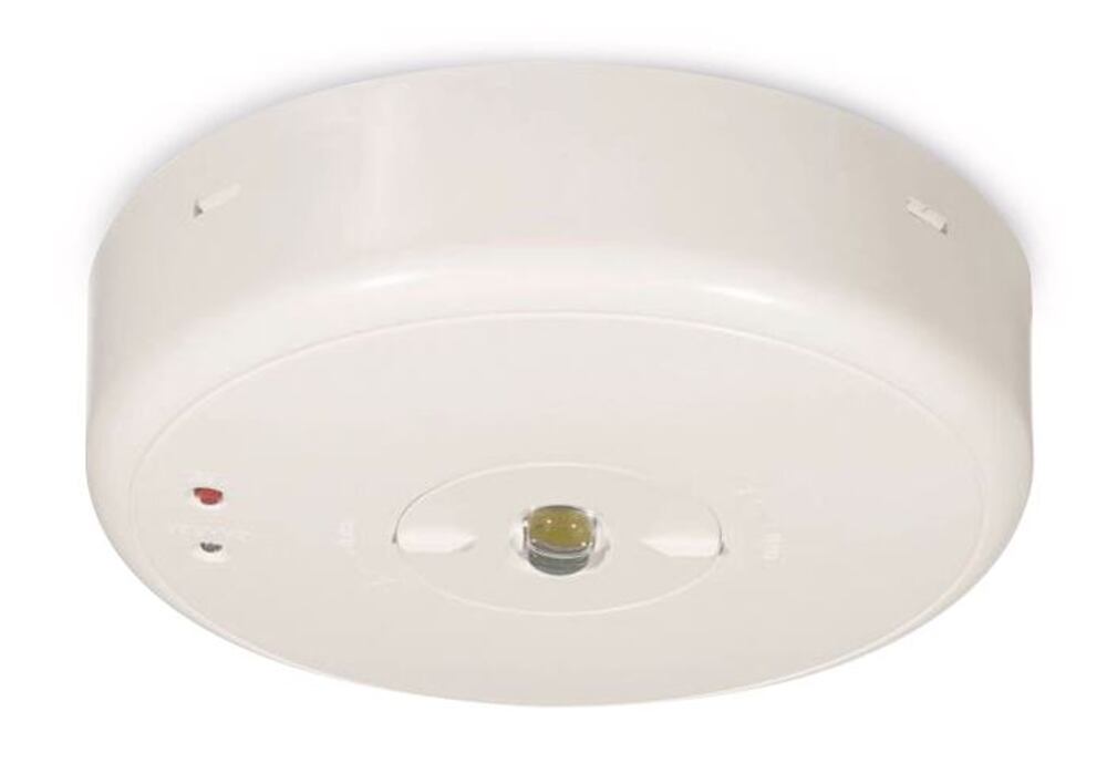 Emergency safety light S-LUX STANDARD, 155 x 155 x 50 mm, Ceiling-mounted - Luminix Health