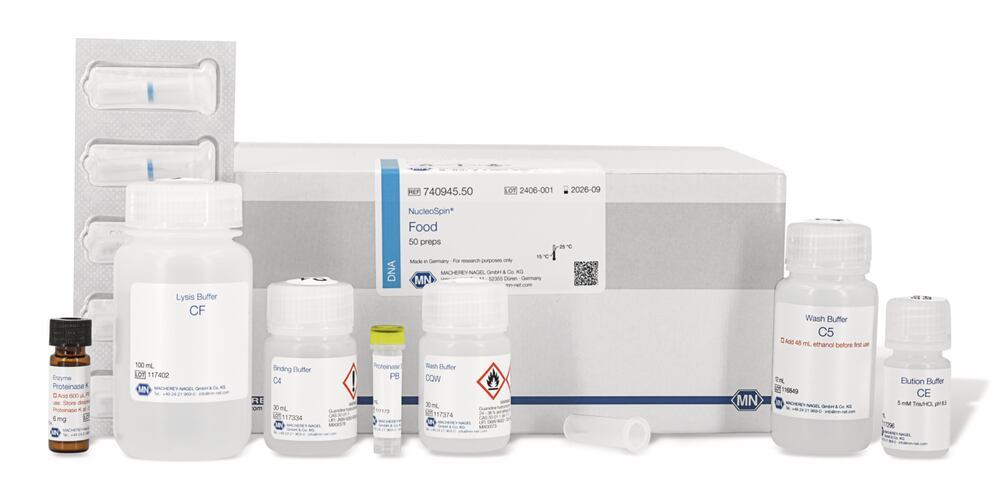 NucleoSpin Food, Mini kit for DNA from food, 250 Preps