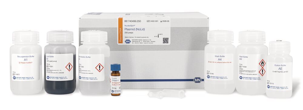 NucleoSpin Plasmid (NoLid), Mini kit for plasmid DNA purification, 250 Preps