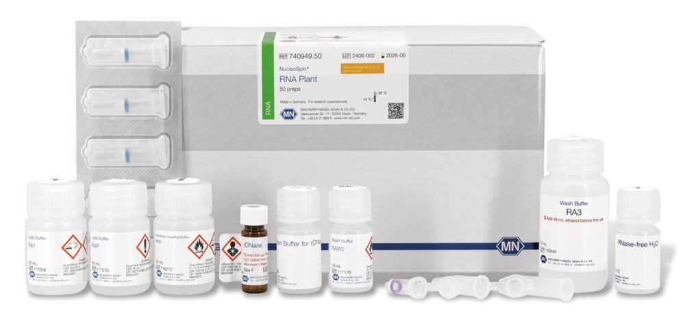 Image of NucleoSpin RNA Plant, Mini kit for RNA plant, 250 Preps