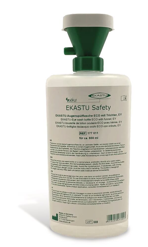 EKASTU Eye Wash Bottle ADR200, FD - Luminix Health