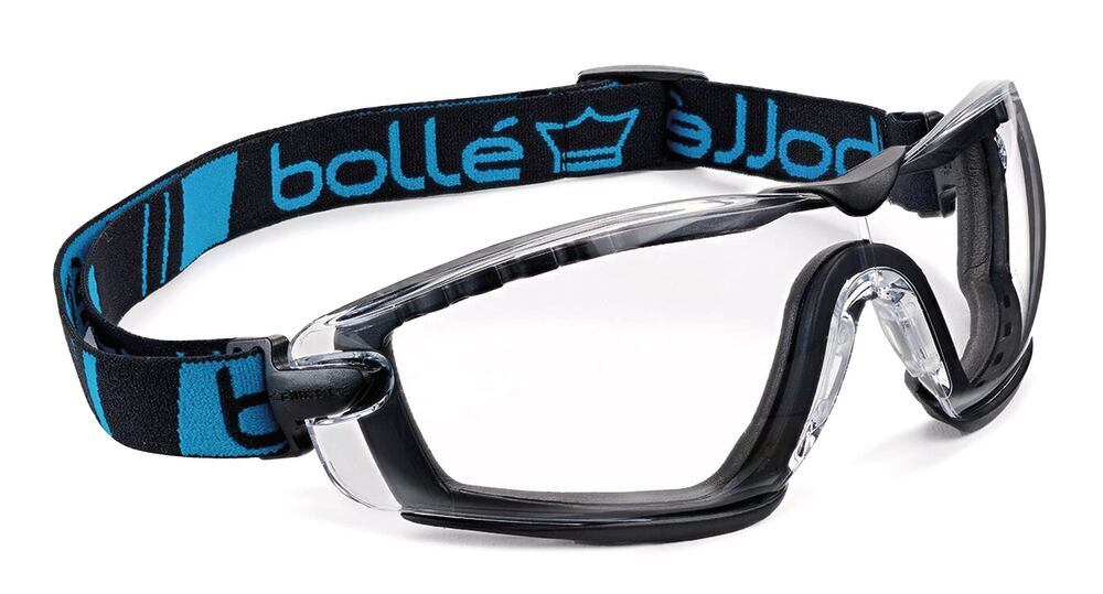 COBRA Hybrid safety glasses, Clear lens, UV filter, with headband, 1 unit(s) - Luminix Health