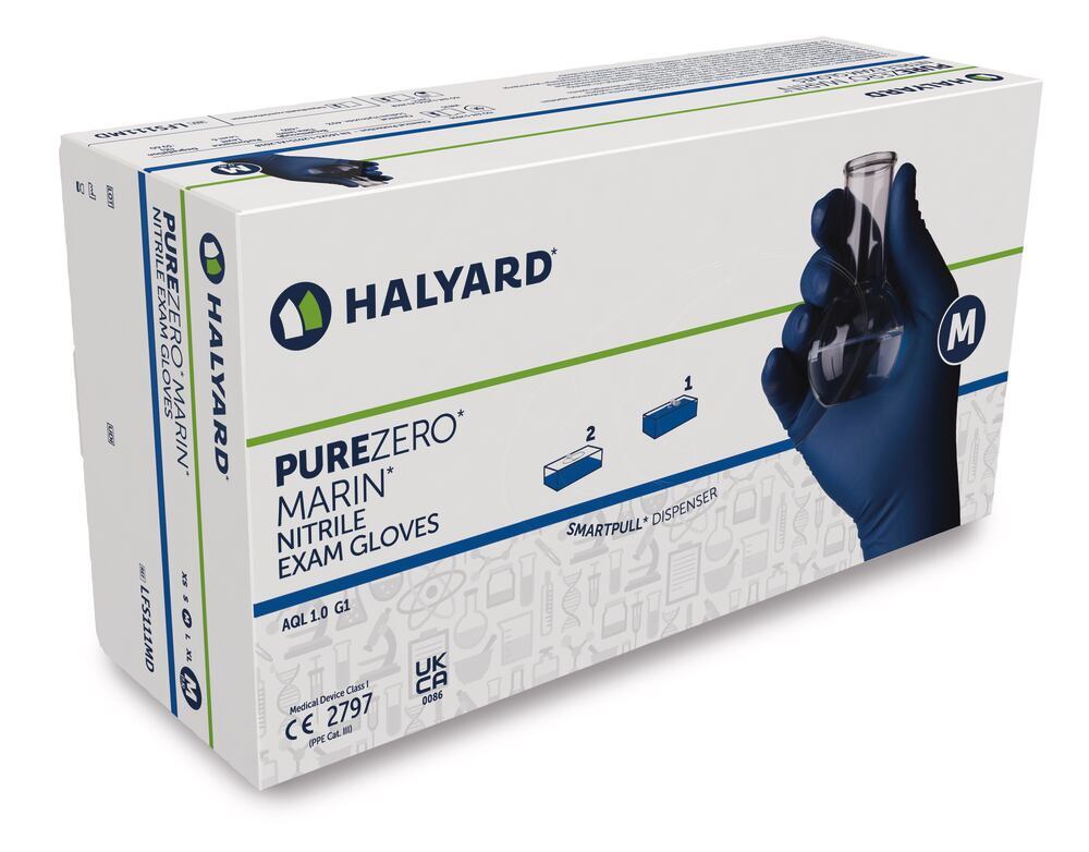 PUREZERO MARIN disposable gloves, Size M, 100 unit(s) - Luminix Health