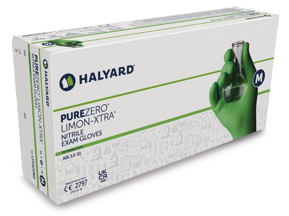 PUREZERO LIMON-XTRA disposable gloves, Size XL, 100 unit(s) - Luminix Health