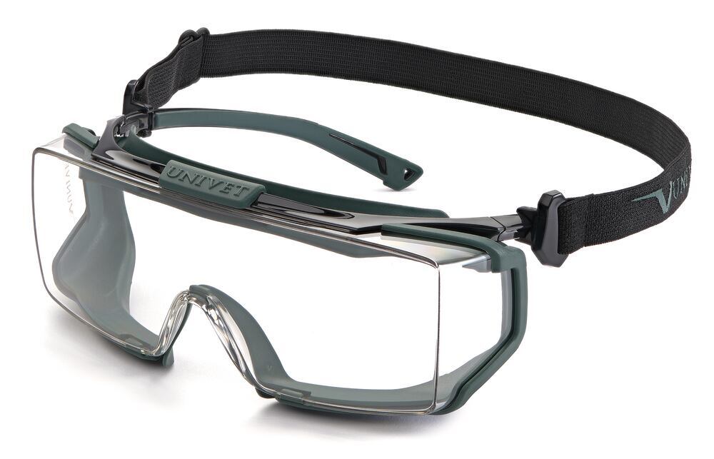 5X2 Advanced Hybrid over glasses, clear, UV pro. filter, TPE seal, temples - Luminix Health