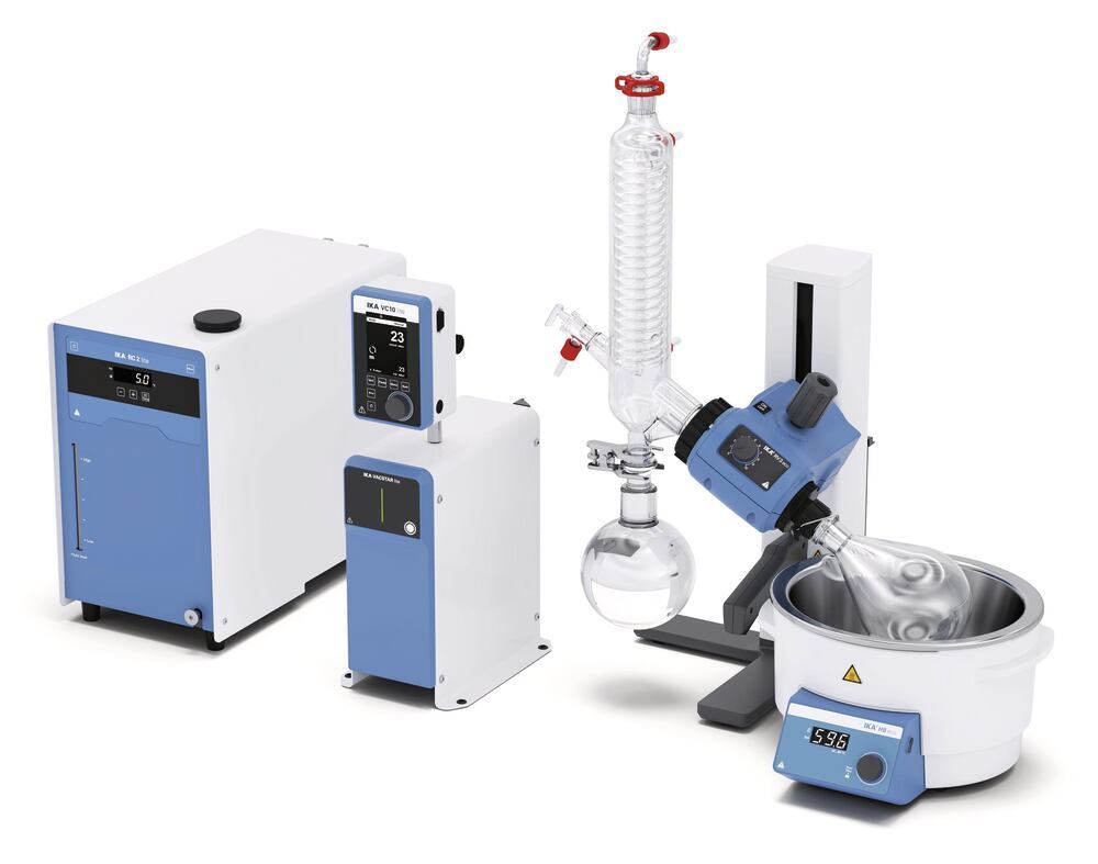 RV 3 V rotary evaporator Starter Sol., Complete package, non-coated glassware - Luminix Health
