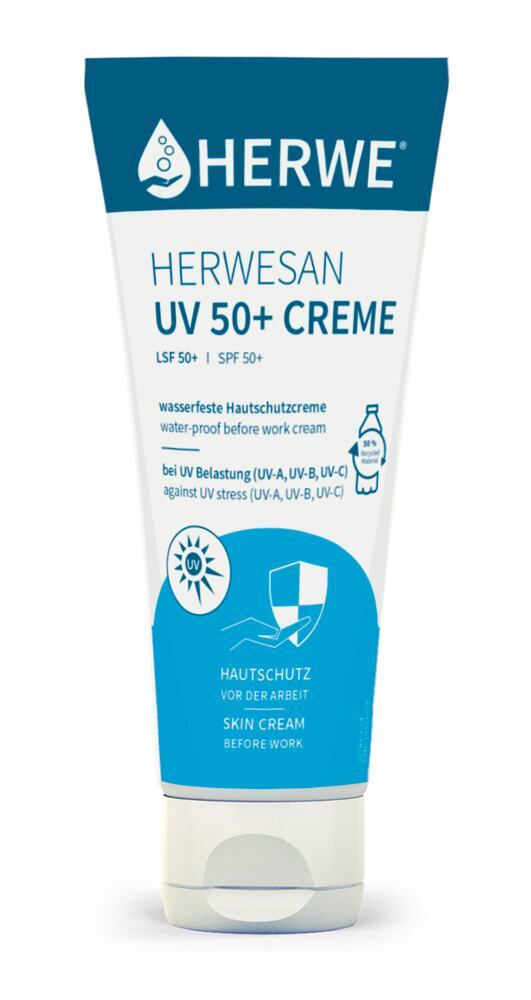 HERWESAN UV 50+ cream skin prot. spray, LSF 50, protect. against UVA, UVB & UVC - Luminix Health