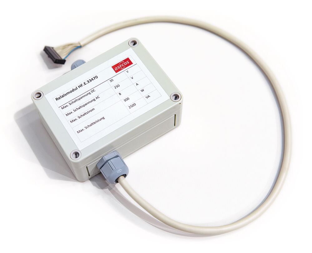 Accessories for ION PRO safety cabinet, Relay module for forwarding alarm levels - Luminix Health
