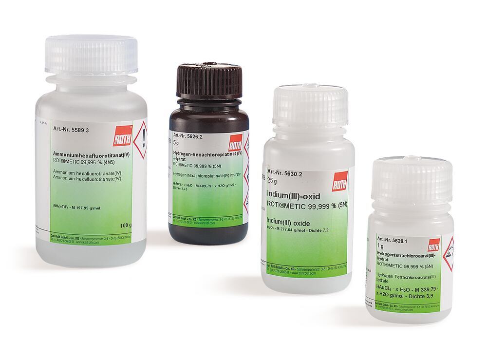 Germanium(IV) oxide, ROTI®METIC 99,999 % (5N), 5 g, HDPE - Luminix Health