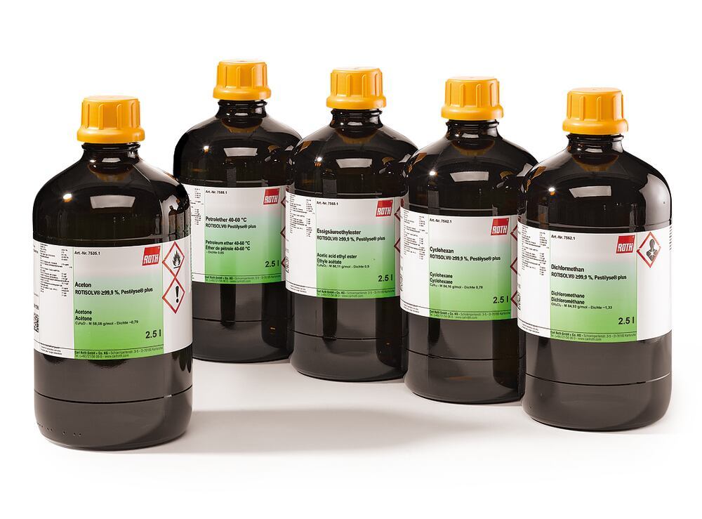 Ethanol, ROTISOLV® Pestilyse® plus, min. 99,9 %, 2.5 l, glass - Luminix Health