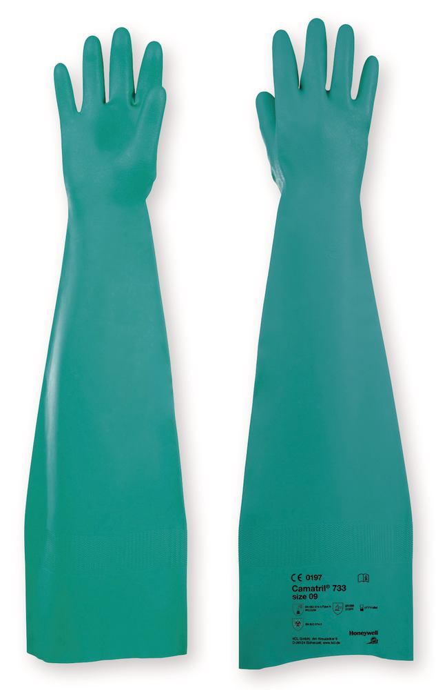 Nitrile gloves Camatril®, size 10, length 600 mm, 1 pair - Luminix Health