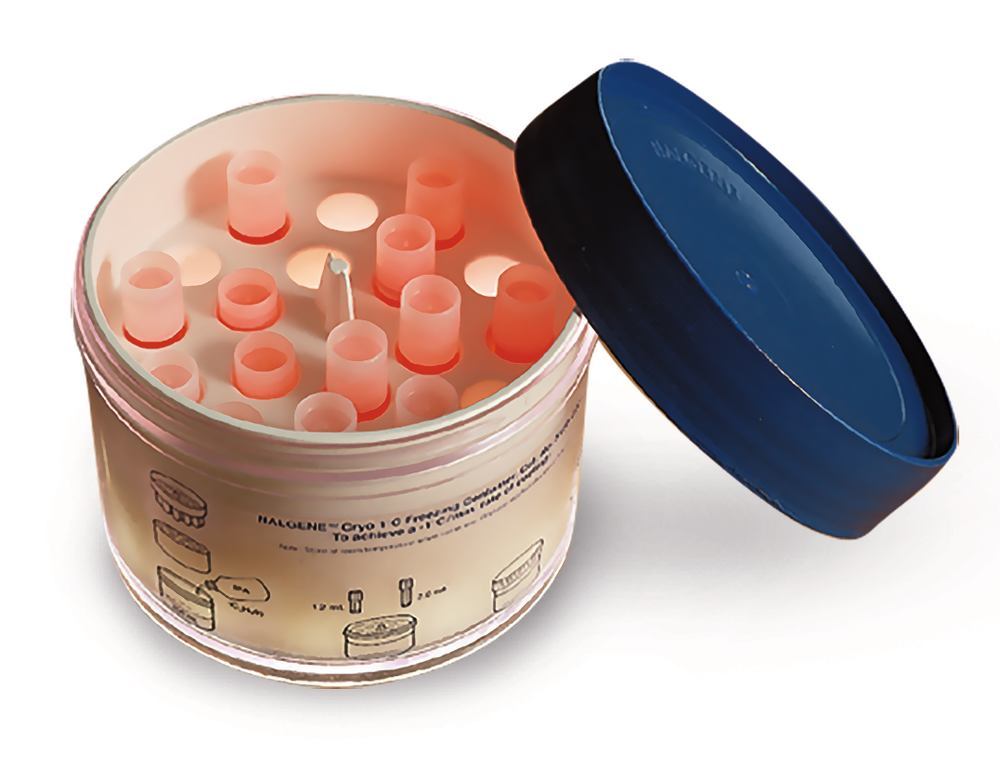 Cryo-freezing device Mr. Frosty, for 18 cryo-vials 1.2 / 2 ml, 1 unit(s) - Luminix Health