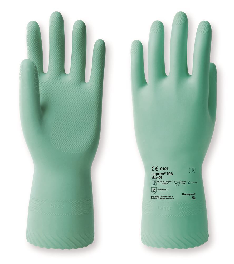 Latex styled gloves Lapren®, size 7, low chloroprene content, 10 pair - Luminix Health