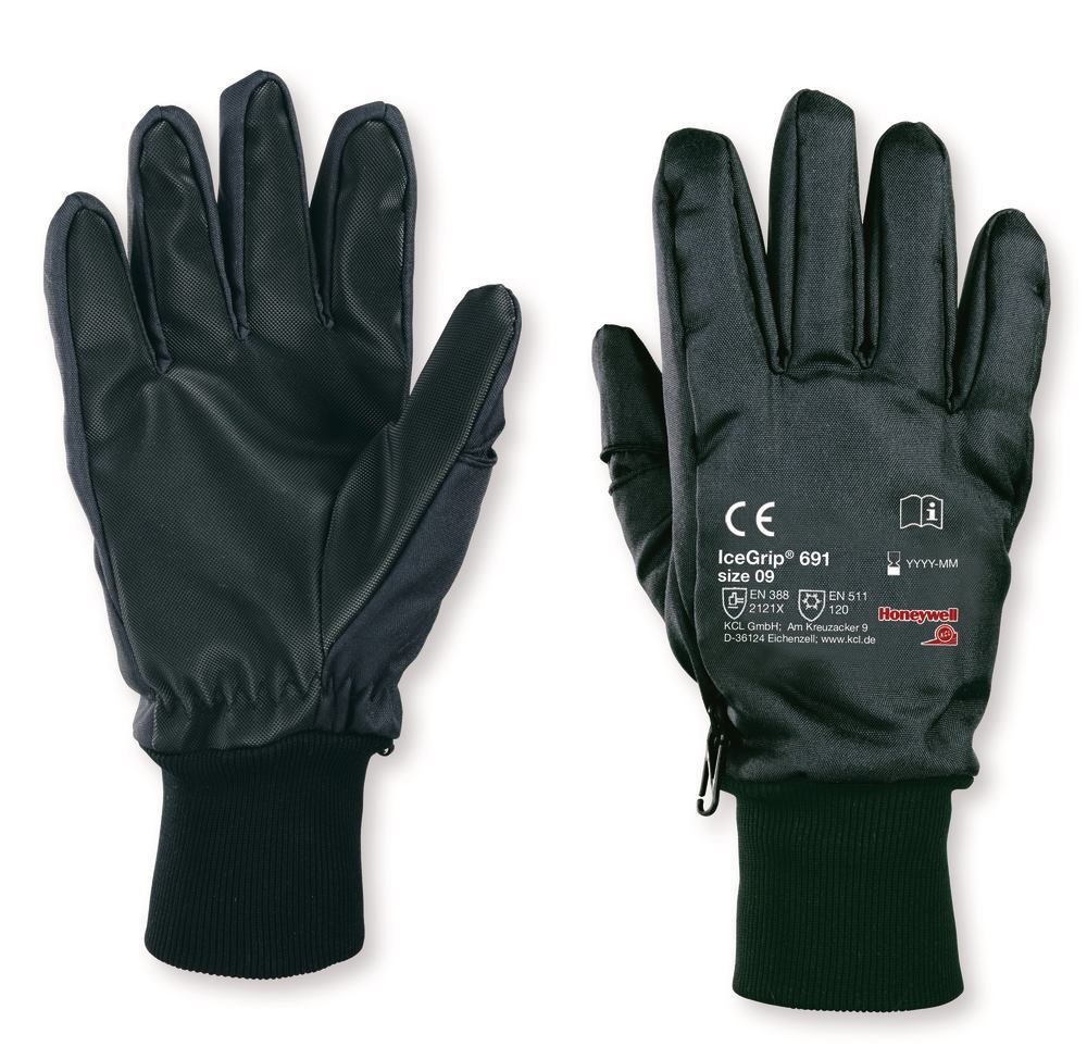 Cold resist. gloves Ice Grip®, size 8, slipstop coating, 1 pair - Luminix Health