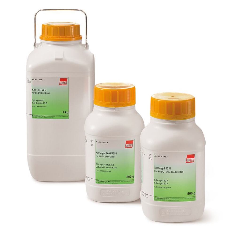 Silica gel 60 P/F<subscript>254</subscri, for preparative TLC, 250 g, plastic - Luminix Health