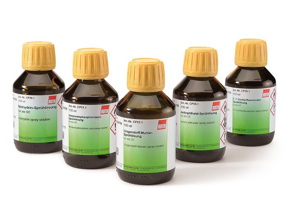 Dragendorff-Munier spray solution, for TLC, 100 ml, glass - Luminix Health