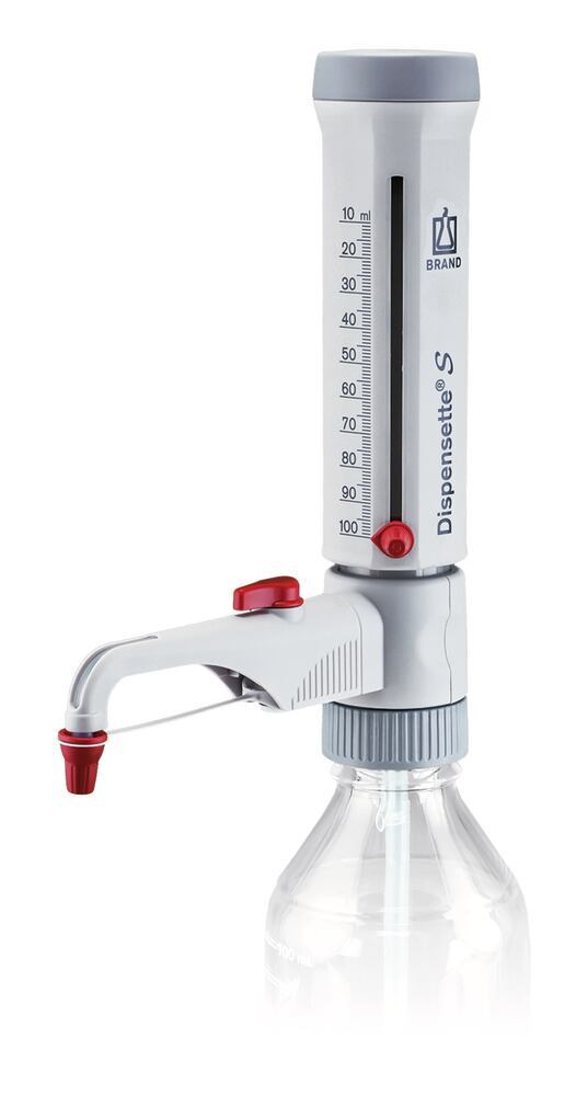 Dispensette® S, analogue, Vol. 10-100 ml, graduation 1.0 ml, 1 unit(s) - Luminix Health