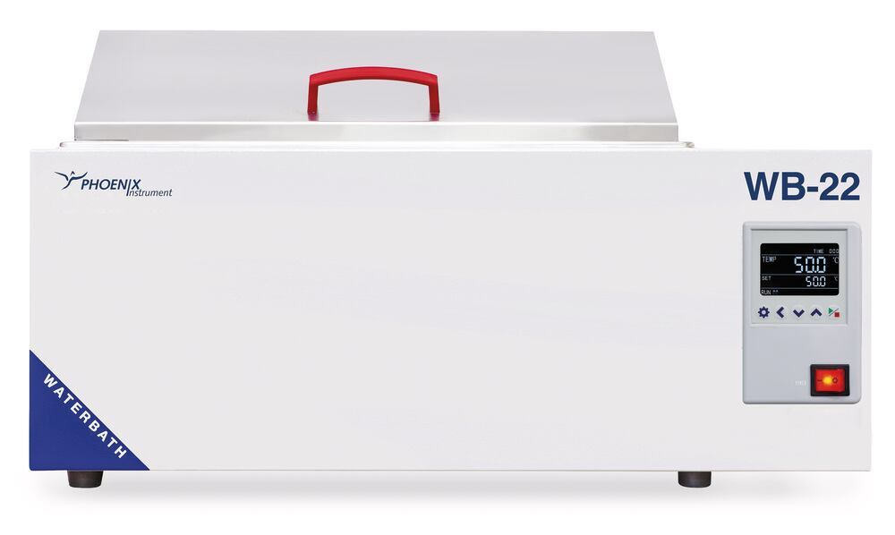 Water bath WB-22-P, circul. pump, 22 l, temp.range fr. 5°C + room temp. to 85°C - Luminix Health