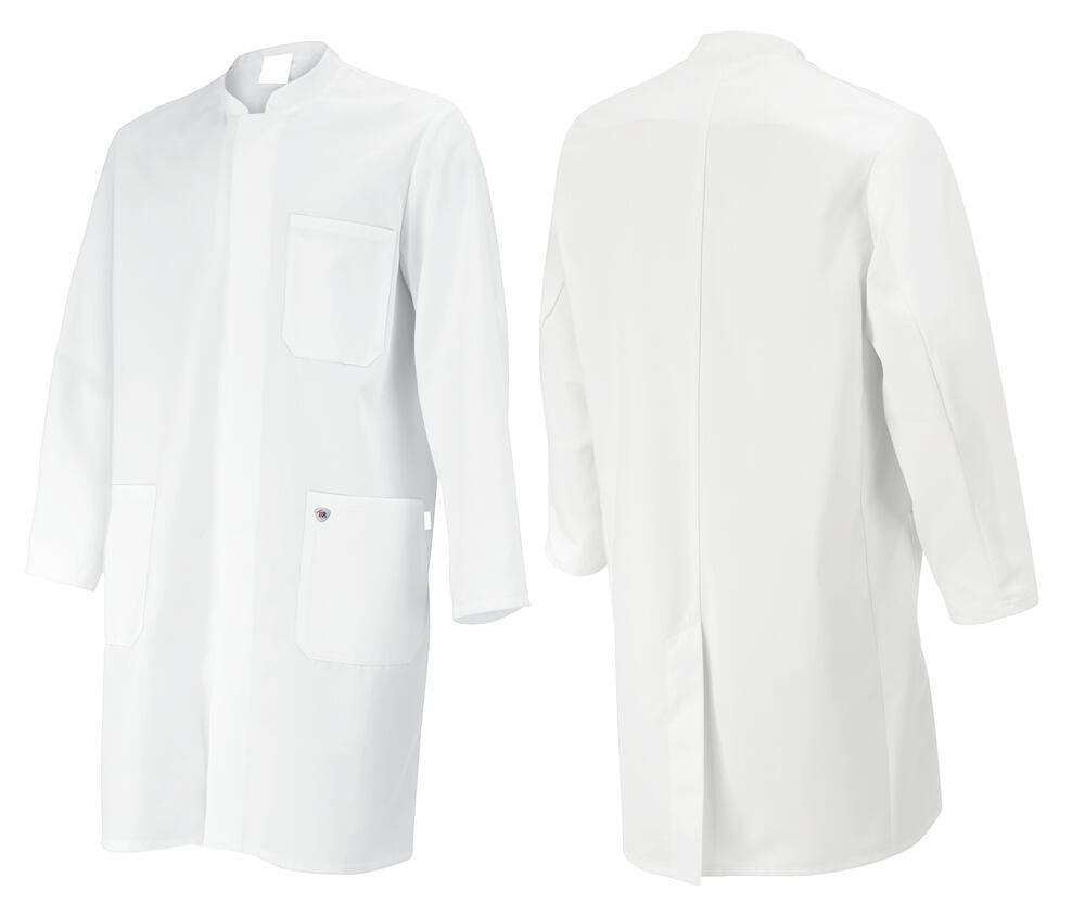 Womens and mens coats UNISEX, 100 %, cotton, with stand-up collar, size XXL - Luminix Health