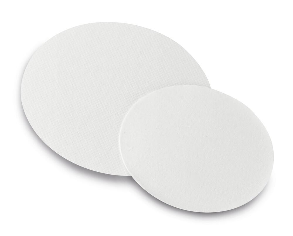 Glass fiber round filters, type MN 85/70, Ø 25 mm, 100 unit(s) - Luminix Health