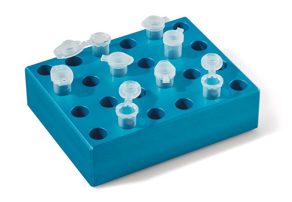 Rotilabo®-Alu. rack 1.5, 24(4x6) slots, for 1.5 ml centrifuge tubes, 1 unit(s) - Luminix Health