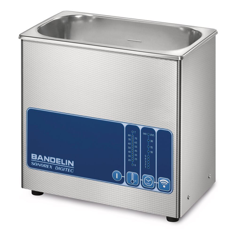 Ultrasonic compact bath SONOREX DIGITEC, DT 100 H, volume 3 l, 1 unit(s) - Luminix Health