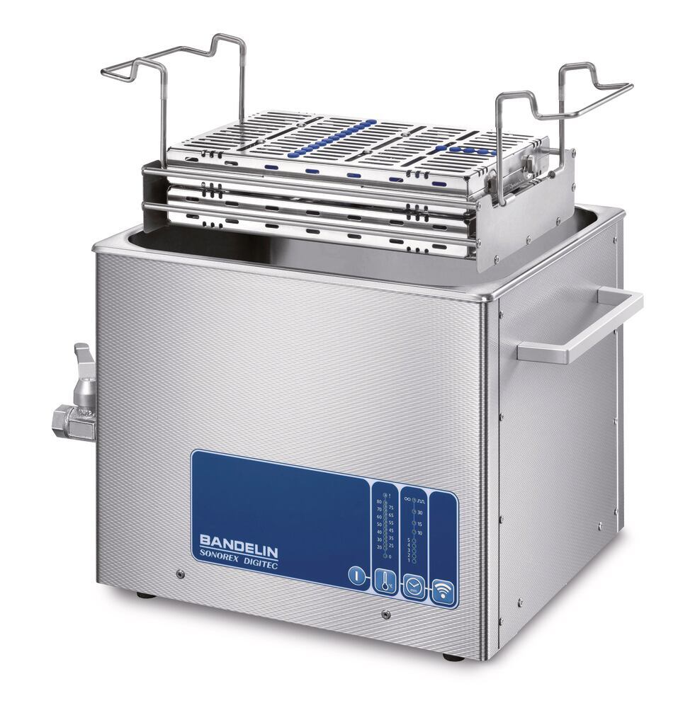 Ultrasonic compact bath SONOREX DIGITEC, DT 514 H, volume 13.5 l, 1 unit(s) - Luminix Health