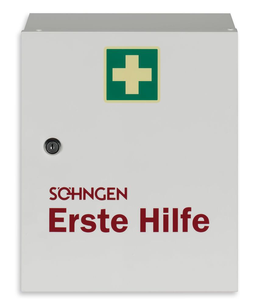 First-aid cabinets, acc. to DIN 13157, W 302xD 140xH 362 mm, 1 unit(s) - Luminix Health
