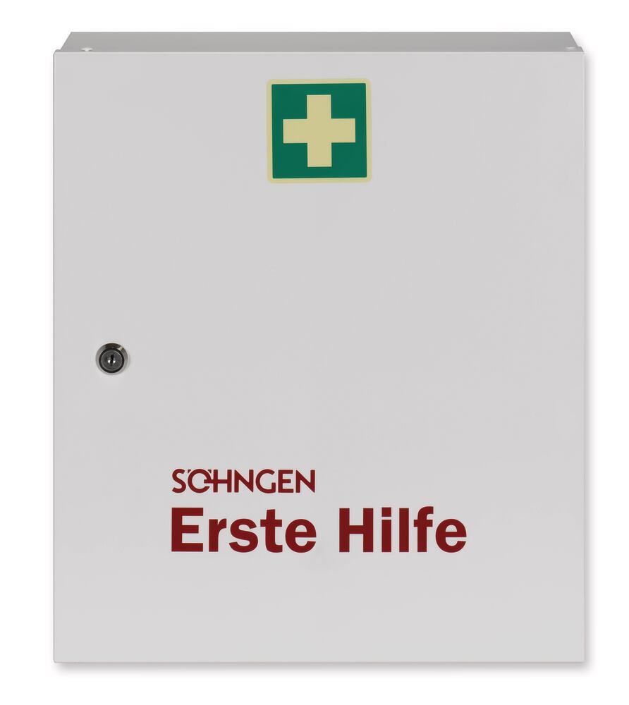 First-aid cabinets, acc. to DIN 13169, W 402xD 112xH 462 mm, 1 unit(s) - Luminix Health