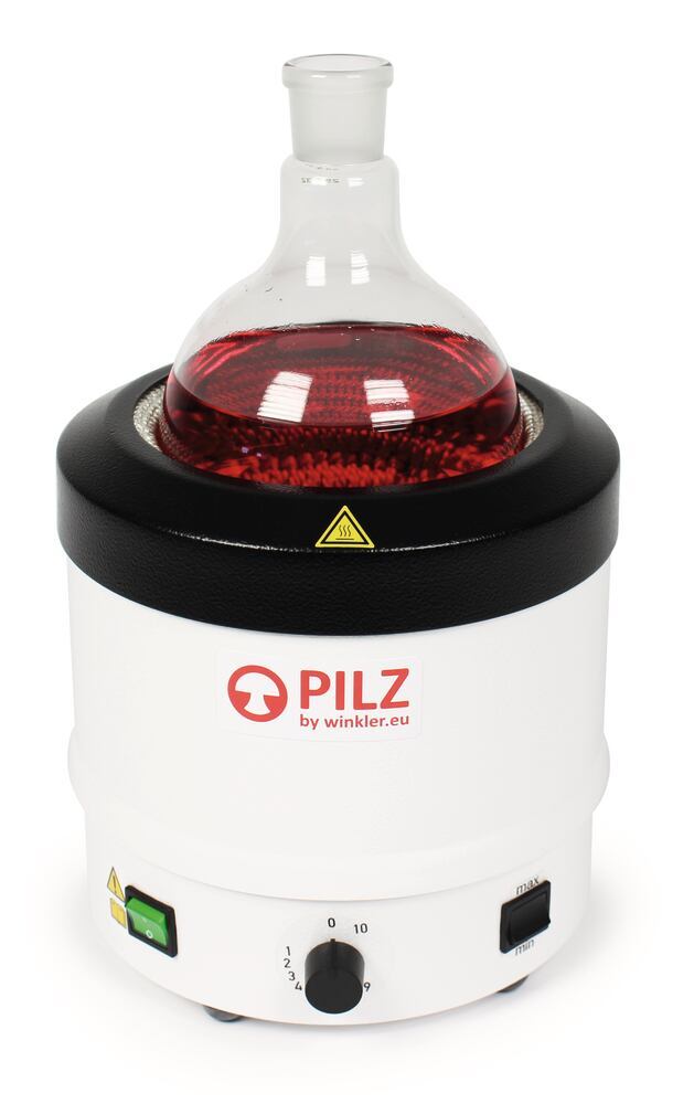 Pilz®-heating mantle WHLG2/ER, 2 heating zones, up to 450 °C, 250 ml, 1 unit(s) - Luminix Health